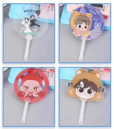 Custom Transparent Fan Cover with Star Fan Support