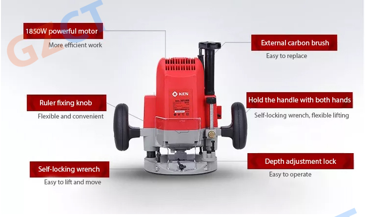 Ken Electric Router 3912bs Ken Variable Speed Portable Electric Wood Router Machine, High ...