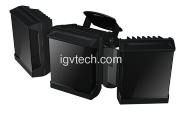 Ip66 Etanche Ir illuminateur avec 18pcs Smt lampe en céramique