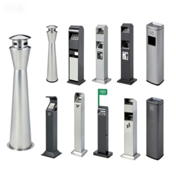 Stainless Steel Vertical Ash Caddy with Fixed Base