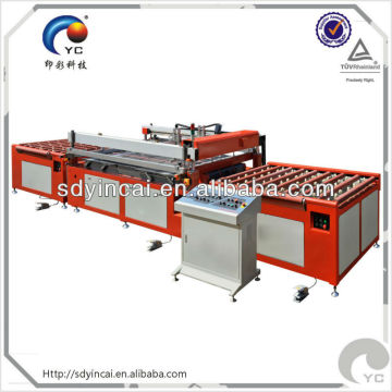 Auto electrical four post screen press for glass printing