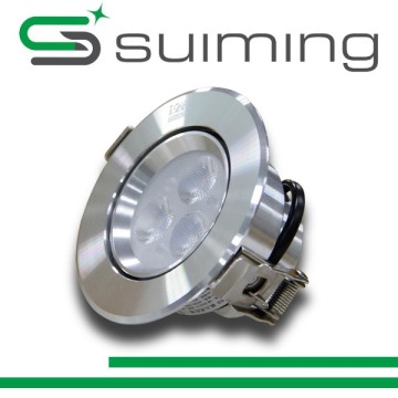3 -letnia gwarancja LED LED Okrągłe aluminiowe światło sufitowe