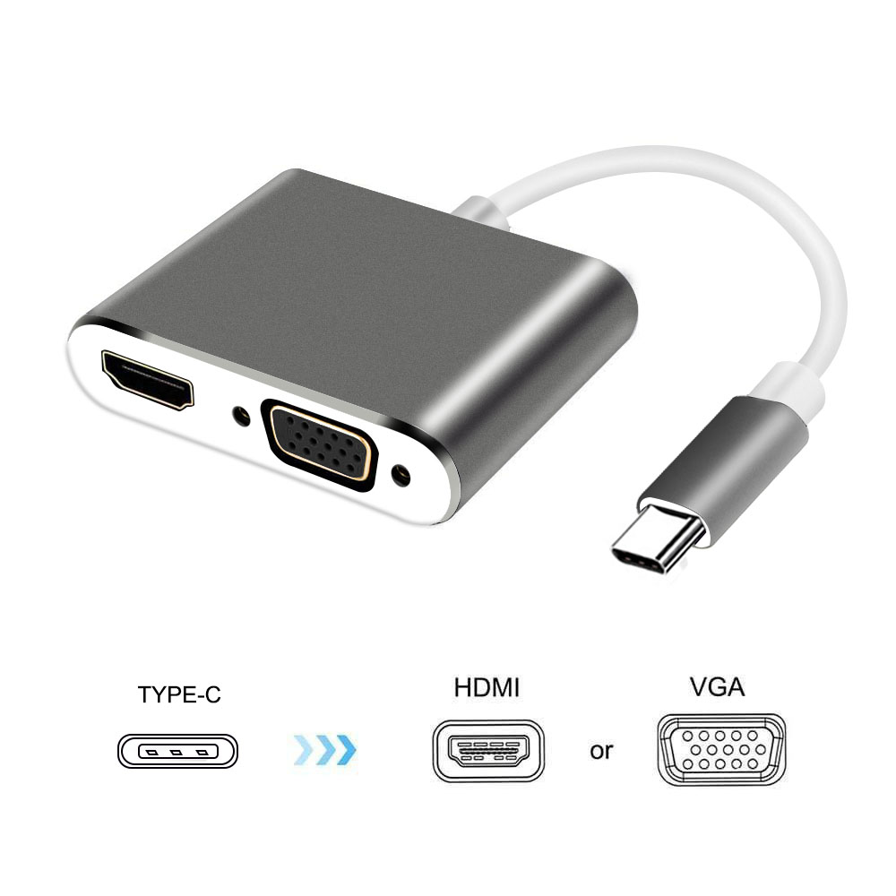 usb-c adapter 2in1