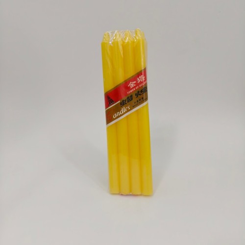Yellow Red Cheap Price Colorful Paraffin Wax Candles