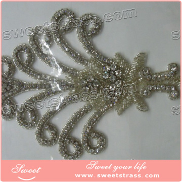 2014 newest rhinestone applique trimming,rhinestone applique designs,rhinestone applique trimmings