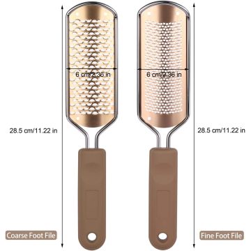 2 Pack Pedicure Rasp Foot File Callus Remover