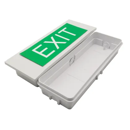 Fire Emergency Exit Sign: Single-Sided Evacuation Light Safety