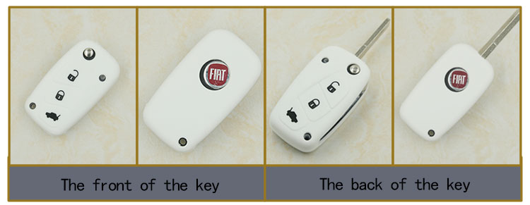 Fiat car key cover