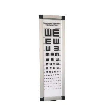 Optical C Ring E Letter Visual Acuity Chart for Near Vision Test