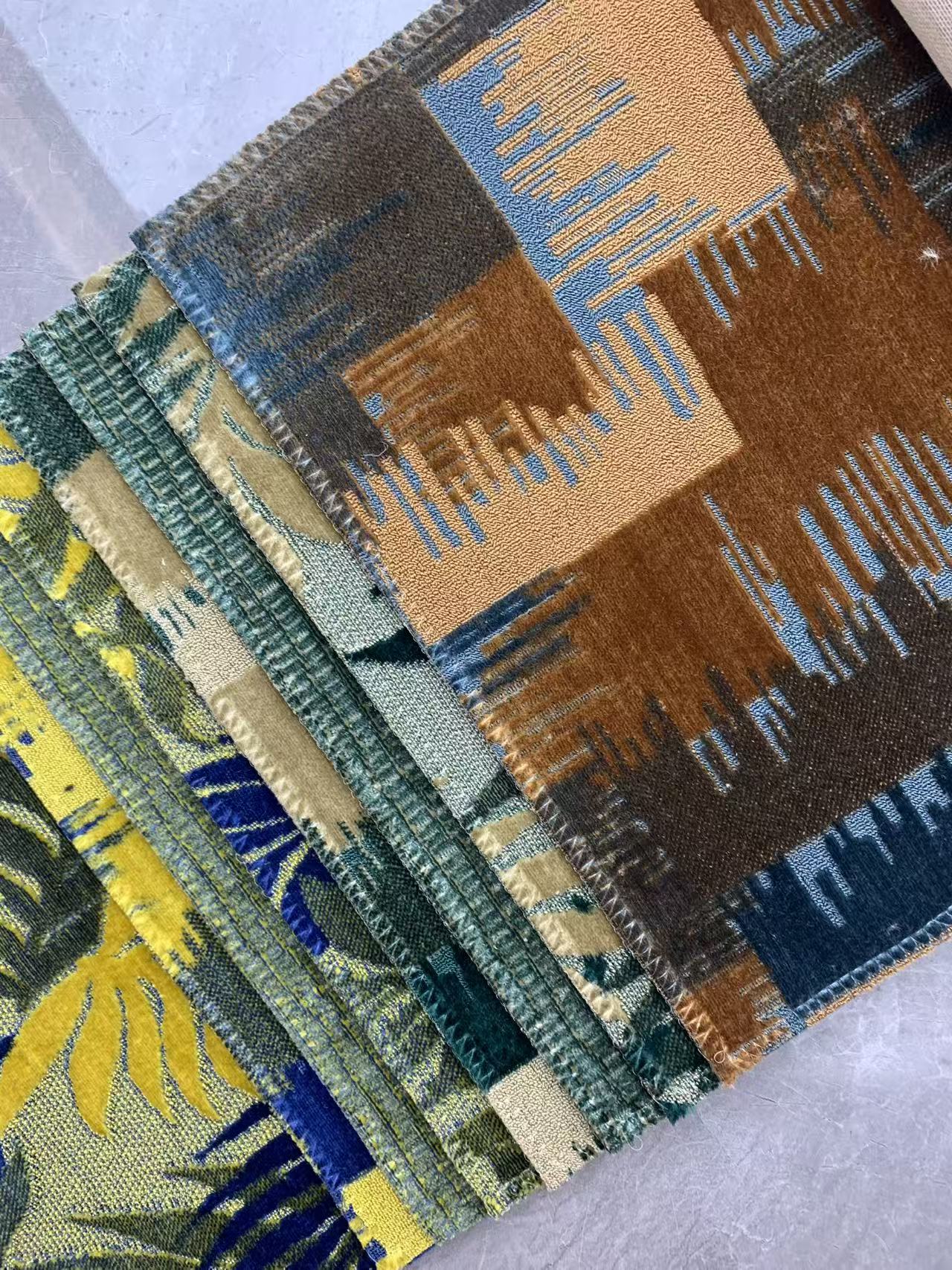 Cut Pile Velvet Upholstery Fabric