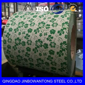 ppgi with flowers pattern/galvanized steel coil