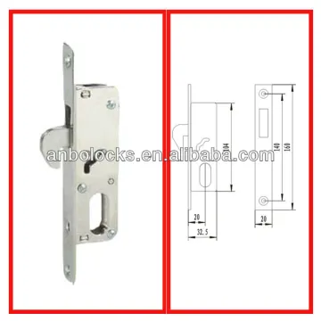 hook bolt mortise lock body