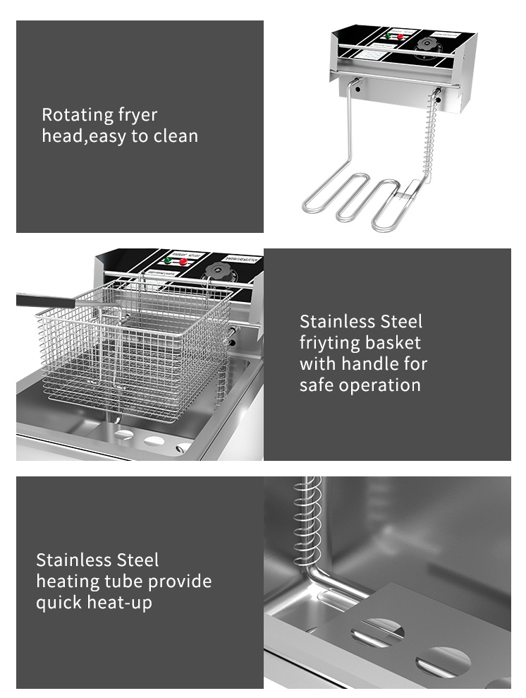 Thermostatically Controlled Deep Fryer