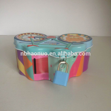 Customized iron pig shape coin bank