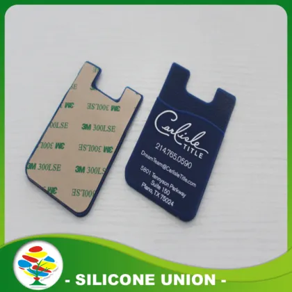 2016 Promotion multicolor 3M Silicone Card holder