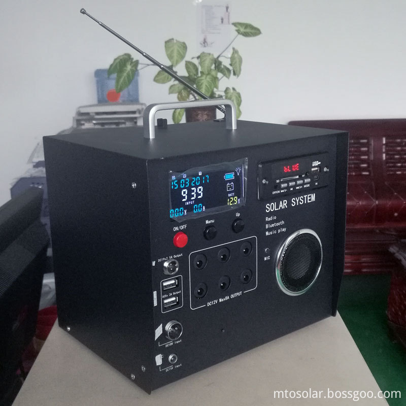 40w solar home radio depot system