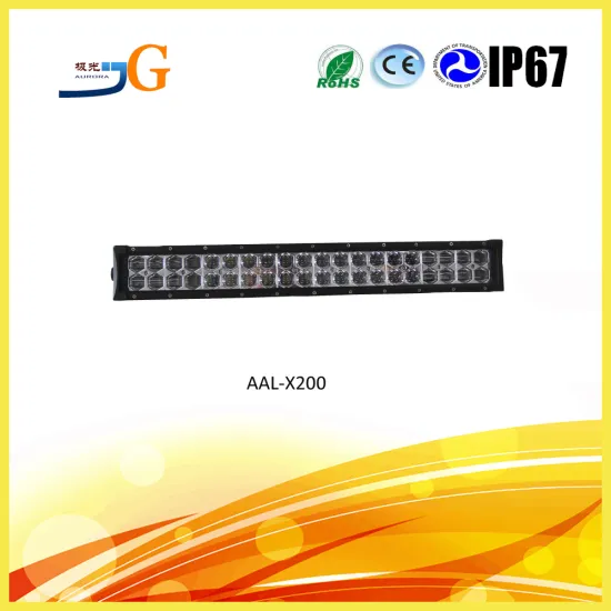 21.5Inch 200W 6D Led Light Bar With Light Sensor Dual Row Offroad Light Bar