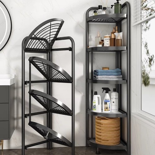 Drainer Metal Wall Display Storage Shelves