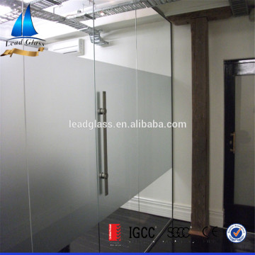 10mm 12mm Frosted Design Tempered Office Partition Glass