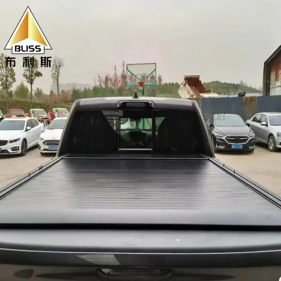 Retractable Electric Hard Tri-Folding Aluminum Tonneau Cover for Nissan Navara 2021