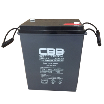 VRLA CBB Deep Cycle Gel 6V 310AH แบตเตอรี่สำหรับรถเข็น