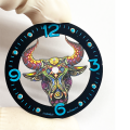 Dial de vaca de impressão 3D oca para relógio