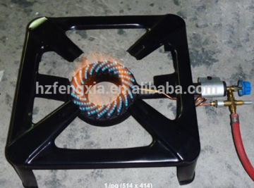 cast iron gas cooker with thermocouple device