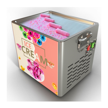 Intelligent Temperature Control Ice Cream Rolls Making Machine for Home