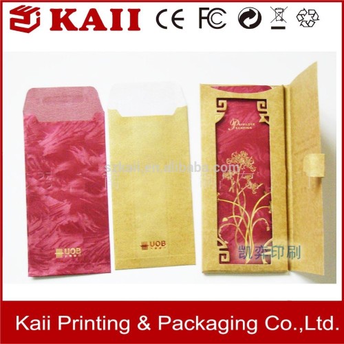 custom size and printing design envelope packaging, envelope packaging manufacturer in China