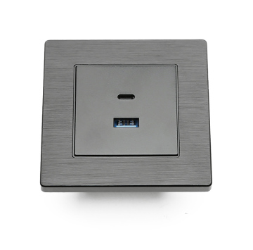 15 Amp Duplex Receptacle dengan Outlet USB Multi-Wall, termasuk USB-C Port &amp; Wall Socket untuk Pengecasan Telefon-Sedia untuk Dihantar, Saham, Penghantaran Cepat