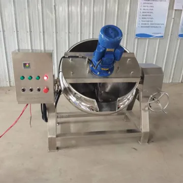 Steam Jacketed Kettle Industrial Cooking Pot With Agitator