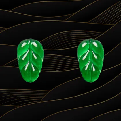 lucky leaf Maya Jadeite Ston