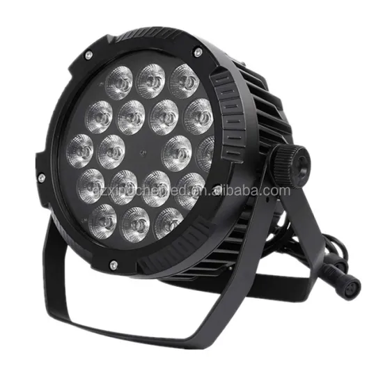 2023 Waterproof 18Pcs 18W RGBWA+UV 6in1 LED Slim PAR Can for Party, Wedding, Club, and DJ Lighting Shows
