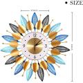 Luxury Crystal Bohemian Style Metal Modern Wall Clock