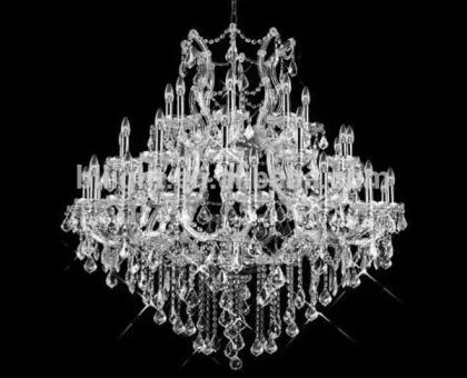 LED white outdoor fake deer antler chandelier