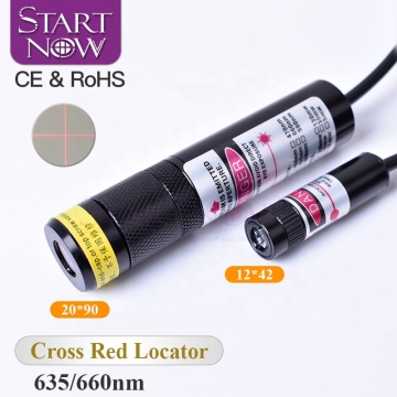 Focusable 660nm 100mW Laser Diode Module for Woodworking and Embroidery Machines