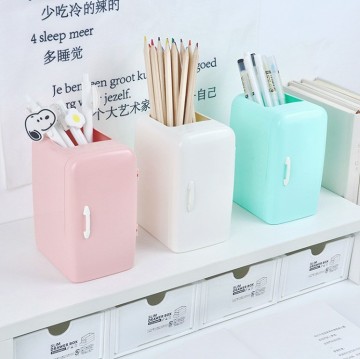 Factory Direct Unique Refrigerator Shape PS Plastic Desk Organizer