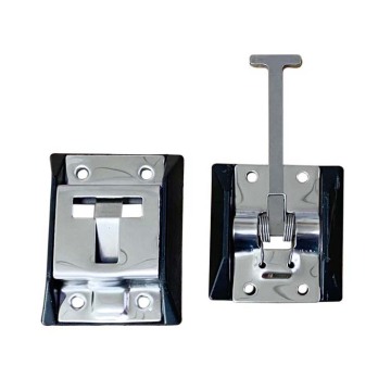 304 Stainless Steel Door Retainer: Spring-Loaded Truck Trailer Door Stopper for Secure Cargo Management
