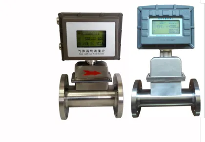 Integrated gas turbine flowmeter