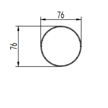 ISO 6063 T5 Aluminiumprofilextrusion stirbt