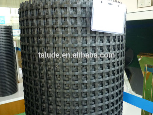 glass fiber geogrid,fiberglass geogrid 30~200kn/m with CE and Bureau certificate