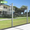 Pannello in maglia di filo saldato Giardino a maglie curvy