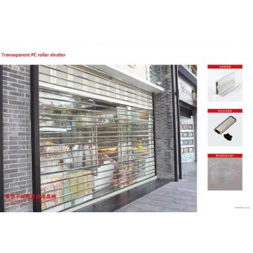 Transparent Polycarbonate Roller Shutter Door