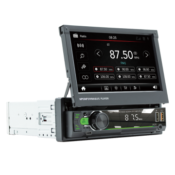 7 Inch Single Din Car Radio MP5 Player with Camera, USB/FM/SD, Android