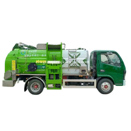 Dongfeng Skip Bin Loader Small Garbage Truck