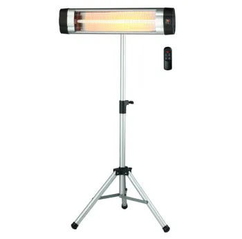 Waterproof Carbon Fiber Far Infrared Patio Heater with 24-Hour Timer - New Garden Design