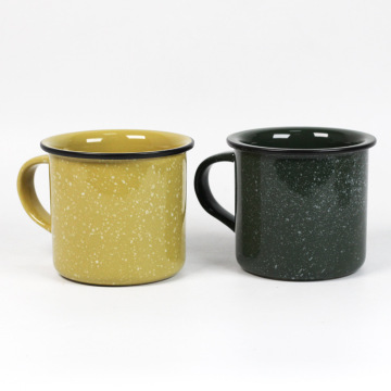 Wholesale Custom Ceramic Coffee Mugs | Colorful Stoneware Campfire Mugs Bulk Order