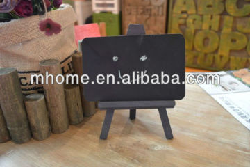 Simple and cheap cute wooden notice board stand for coffee shop