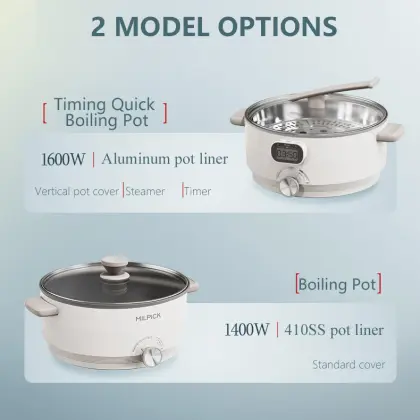 Fashionable large capacity electric hot pot