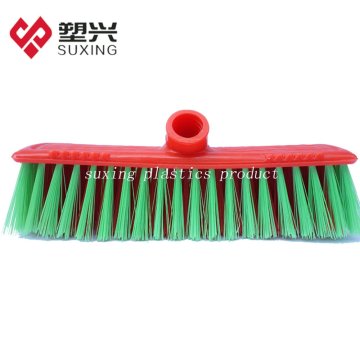 Hard bristle plastics floor brush